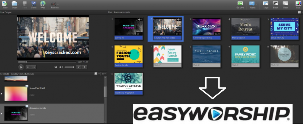 EasyWorship 7.1.4.0 Crack + Keygen Key Free Download 2020