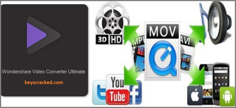 Wondershare Video Converter Ultimate 15.0.10 Crack + License Key