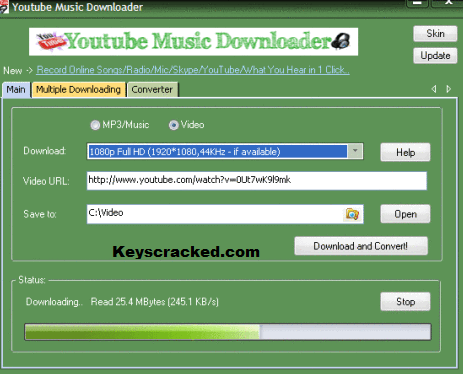 YouTube Music Downloader Key