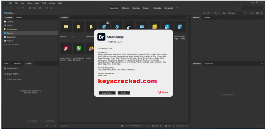 Adobe Bridge Key