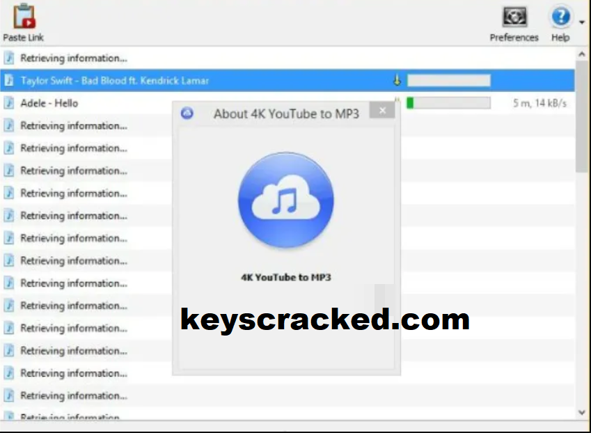 4K YouTube to MP3 Crack