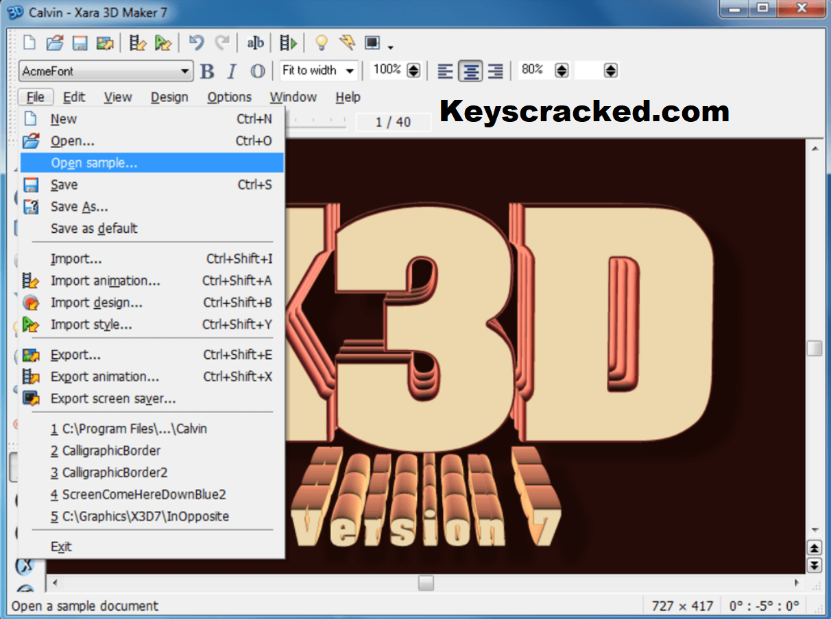 xara 3d 7 serial key crack